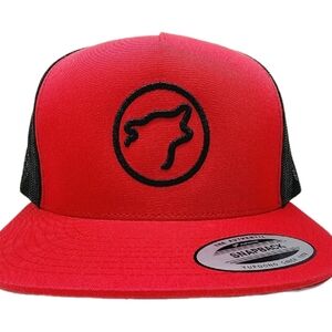 Howling Wolf Adjustable Snapback Flat Bill Mesh Classic Trucker Hat Cap